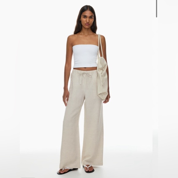 Aritzia Wilfred Lodge Linen Pant in Natural Ecru - Limited Edition Sold Out - Picture 2 of 15